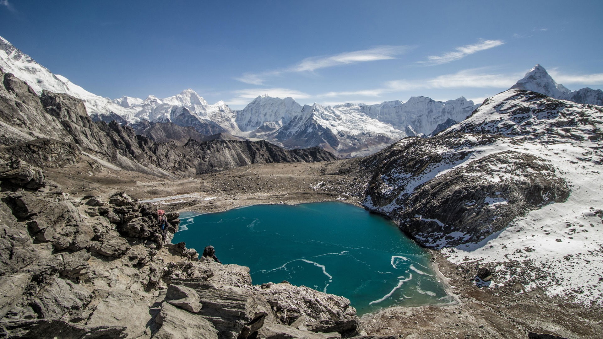 Everest circuit 3 high pass trek, everest and rolwaling traverse