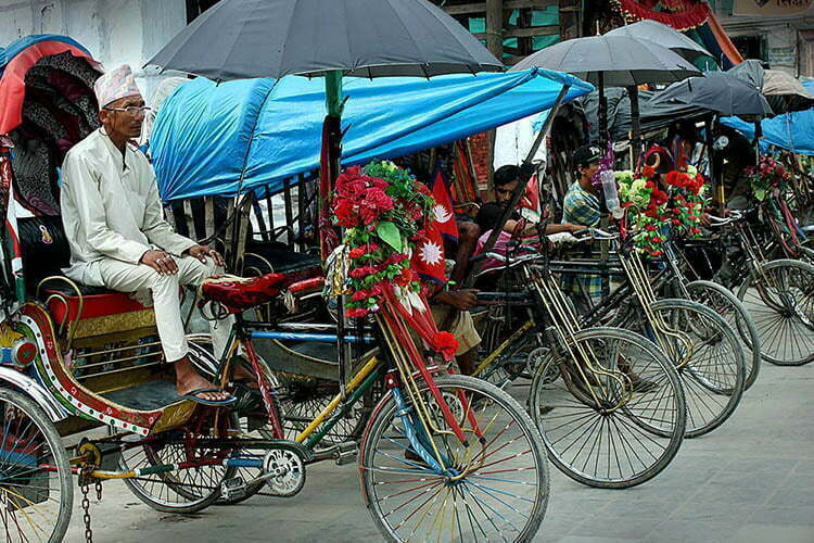 kathmandu explore by rickshaw